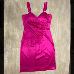 Betsy & Adam Satin Dress